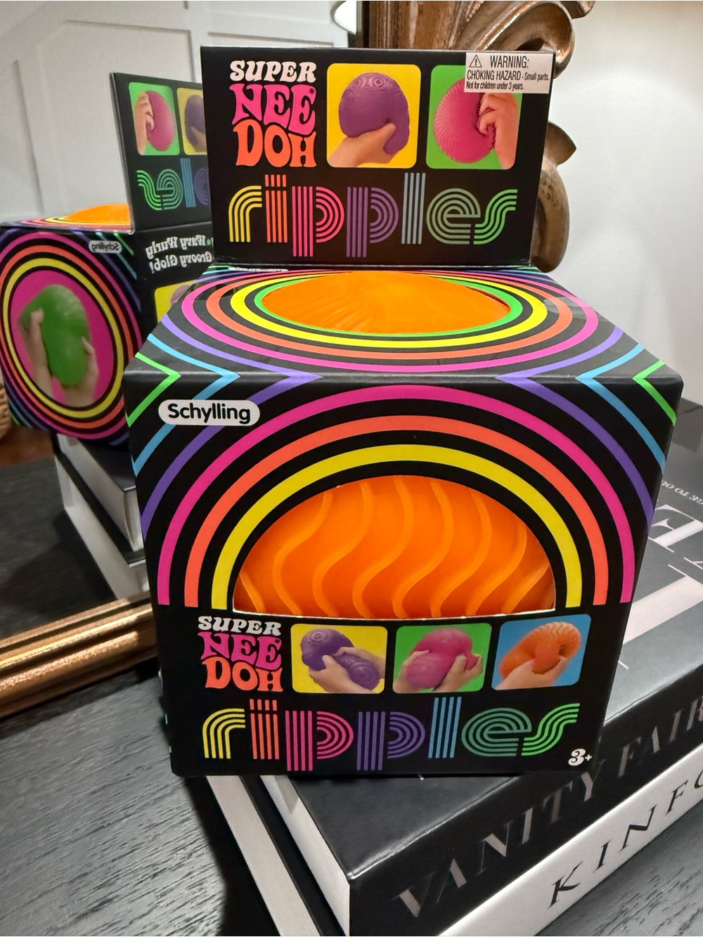 Super Nee Doh Ripples Sensory Toy - Orange